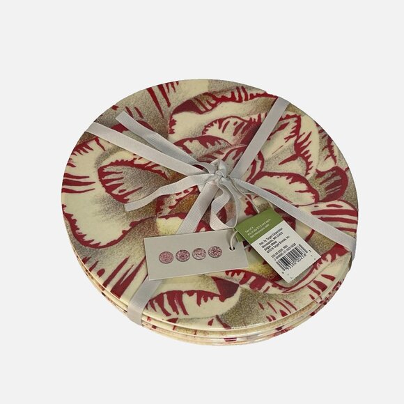 Big Flowers 4 Designs/4 pcs John Derian For Target Melamine Salad Dessert Plates - Picture 1 of 5
